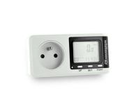 Whitenergy EKO Miernik poboru prądu z LCD watomierz biały - 171210 - zdjęcie 1